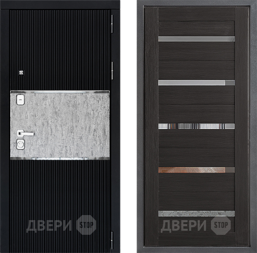 Входная металлическая Дверь Дверной континент ДК-13 ФЛ-47 Венге в Красногорск