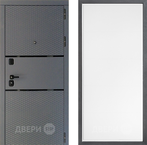 Дверь Дверной континент Диамант Дизайн ФЛ-649 Белый софт в Красногорск