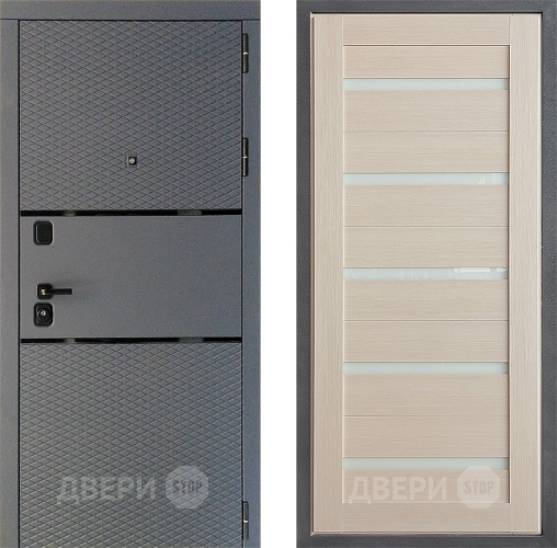 Входная металлическая Дверь Дверной континент Диамант Дизайн ФЛ-47 Капучино в Красногорск