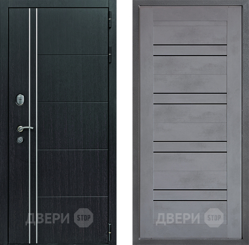 Дверь Дверной континент Теплолюкс Дизайн ФЛ-49 Бетон серый в Красногорск