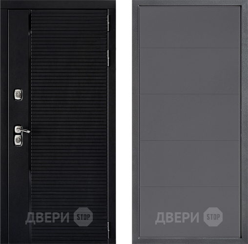 Входная металлическая Дверь Дверной континент ДК-1 ФЛ-649 Графит софт в Красногорск