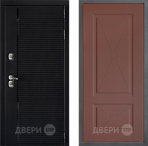 Дверь Дверной континент ДК-1 ФЛ-617 Ясень шоколадный в Красногорск