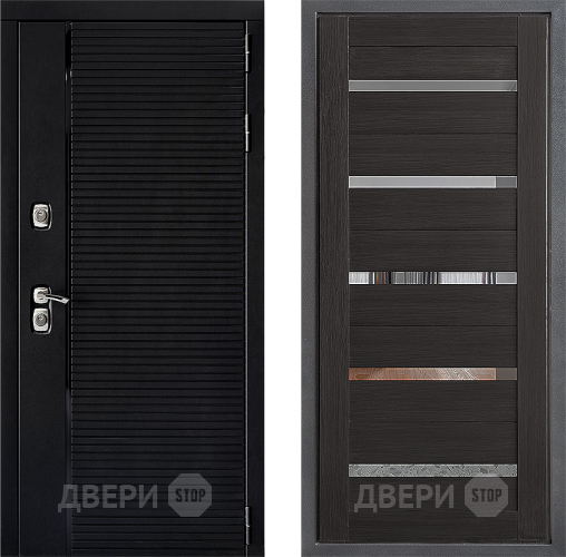 Входная металлическая Дверь Дверной континент ДК-1 ФЛ-47 Венге в Красногорск