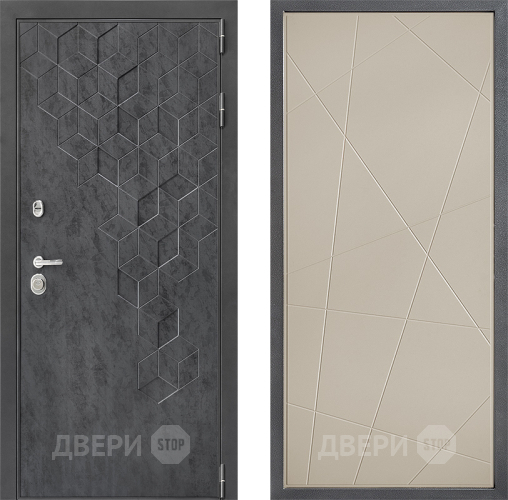 Входная металлическая Дверь Дверной континент ДК-3/713 ФЛ-655 Капучино в Красногорск