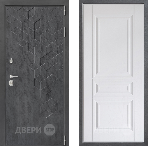 Дверь Дверной континент ДК-3/713 ФЛ-243 Альберо Браш серебро в Красногорск
