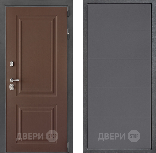 Входная металлическая Дверь Дверной континент ДК-3/729 ФЛ-649 Графит софт в Красногорск