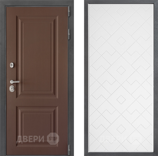 Дверь Дверной континент ДК-3/729 ФЛ-Тиффани Белый софт в Красногорск
