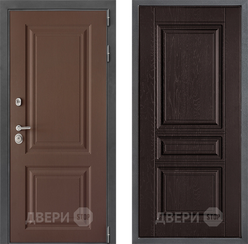 Входная металлическая Дверь Дверной континент ДК-3/729 ФЛ-243 Дуб шоколадный в Красногорск