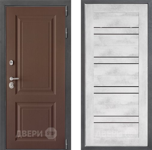 Входная металлическая Дверь Дверной континент ДК-3/729 ФЛ-49 Бетон снежный в Красногорск
