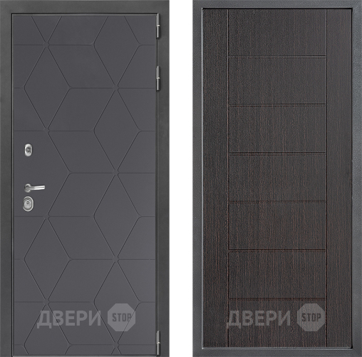 Входная металлическая Дверь Дверной континент ДК-3/744 ФЛ-Лайн Венге в Красногорск