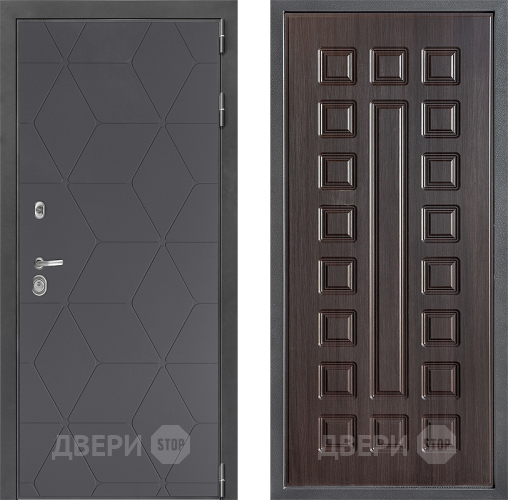 Входная металлическая Дверь Дверной континент ДК-3/744 ФЛ-183 Венге в Красногорск