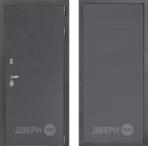Входная металлическая Дверь Дверной континент ДК-3/744 ФЛ-649 Графит софт в Красногорск