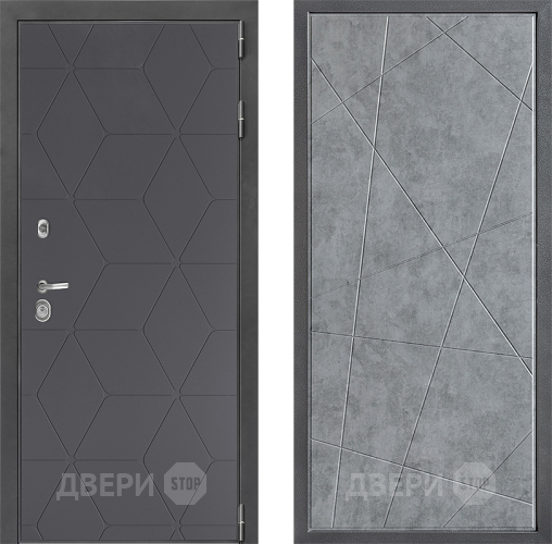 Дверь Дверной континент ДК-3/744 ФЛ-655 Бетон серый в Красногорск