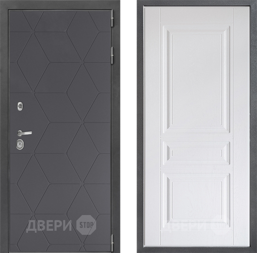 Дверь Дверной континент ДК-3/744 ФЛ-243 Альберо Браш серебро в Красногорск