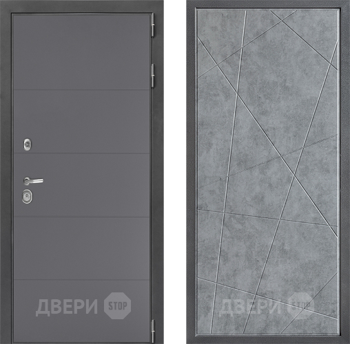 Дверь Дверной континент ДК-3/649 ФЛ-655 Бетон серый в Красногорск