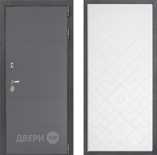 Дверь Дверной континент ДК-3/649 ФЛ-Тиффани Белый софт в Красногорск