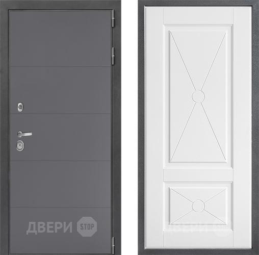 Входная металлическая Дверь Дверной континент ДК-3/649 ФЛ-617 Софт милк в Красногорск