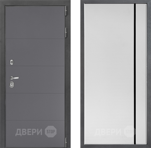 Дверь Дверной континент ДК-3/649 ФЛ-757 Черное Стекло Софт милк в Красногорск