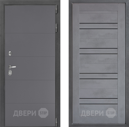 Дверь Дверной континент ДК-3/649 ФЛ-49 Бетон серый в Красногорск