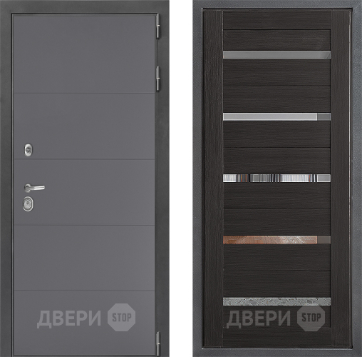 Входная металлическая Дверь Дверной континент ДК-3/649 ФЛ-47 Венге в Красногорск