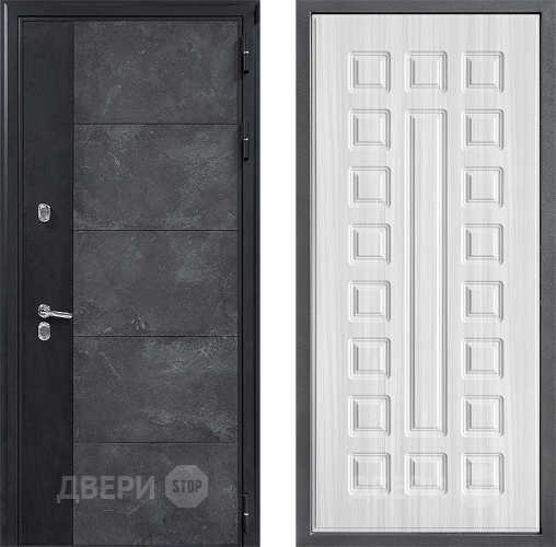 Входная металлическая Дверь Дверной континент ДК-15 Бетон ТЕРМО ФЛ-183 Сандал белый в Красногорск