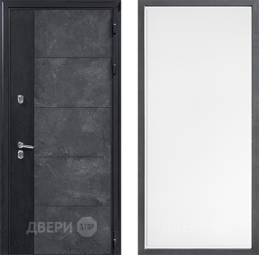 Дверь Дверной континент ДК-15 Бетон ТЕРМО ФЛ-649 Белый софт в Красногорск
