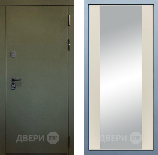 Входная металлическая Дверь Дива МД-61 Д-15 Зеркало Шампань в Красногорск