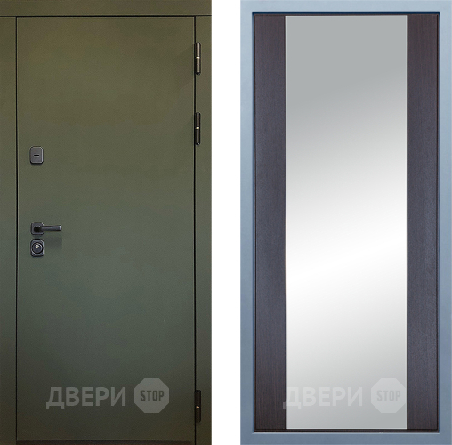 Входная металлическая Дверь Дива МД-61 Д-15 Зеркало Венге в Красногорск