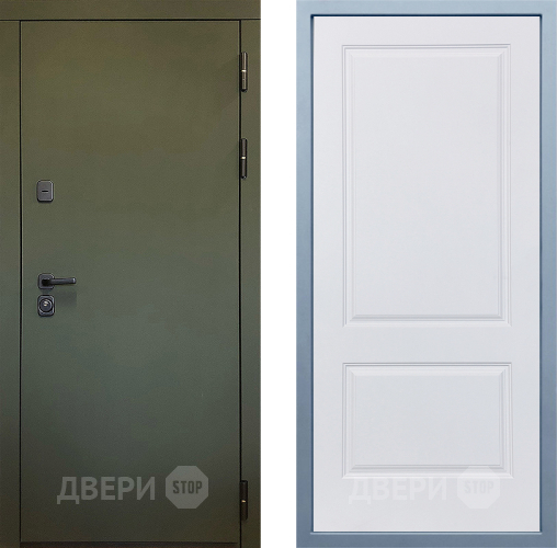 Входная металлическая Дверь Дива МД-61 Д-7 Белый в Красногорск