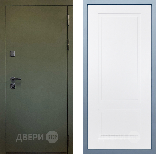 Входная металлическая Дверь Дива МД-61 Н-7 Белый в Красногорск