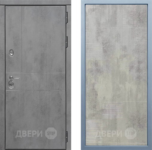 Входная металлическая Дверь Дива МД-48 Д-4 Бетон темный в Красногорск