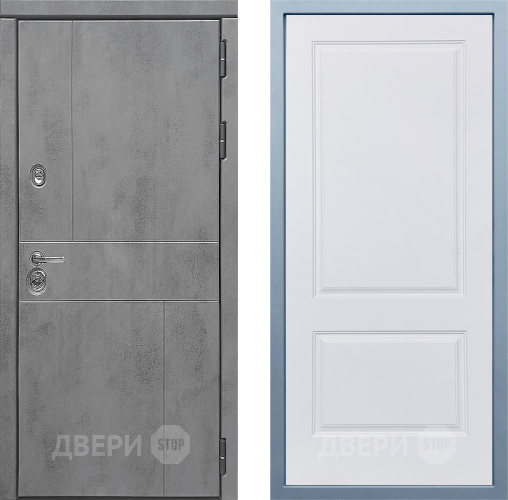 Входная металлическая Дверь Дива МД-48 Д-7 Белый в Красногорск