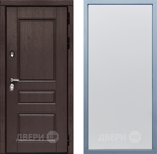 Входная металлическая Дверь Дива МД-90 Н-1 Белый в Красногорск