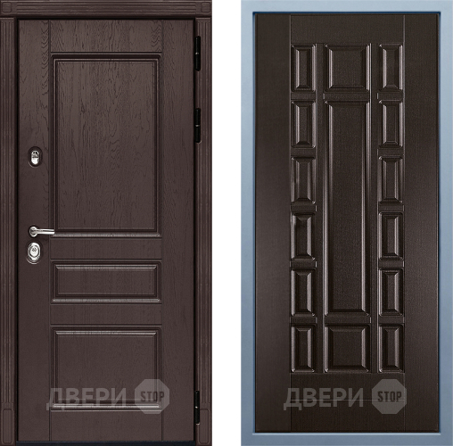 Входная металлическая Дверь Дива МД-90 М-2 Венге в Красногорск