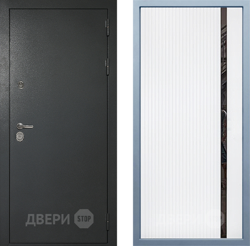 Входная металлическая Дверь Дива МД-40 Титан МХ-46 Белый матовый в Красногорск