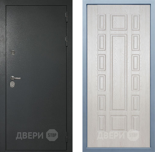 Входная металлическая Дверь Дива МД-40 Титан М-2 Дуб филадельфия крем в Красногорск