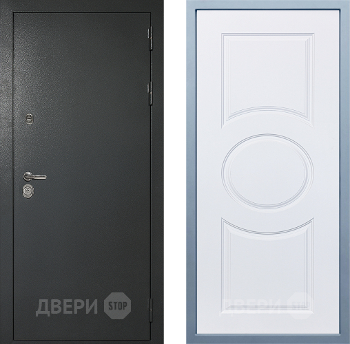 Входная металлическая Дверь Дива МД-40 Титан М-30 Белый в Красногорск