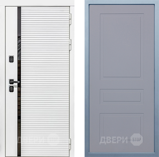 Дверь Дива МХ-45 Белая STR Н-13 Силк Маус в Красногорск