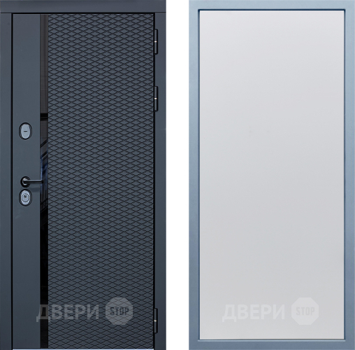 Входная металлическая Дверь Дива МХ-47 STR Н-1 Белый в Красногорск