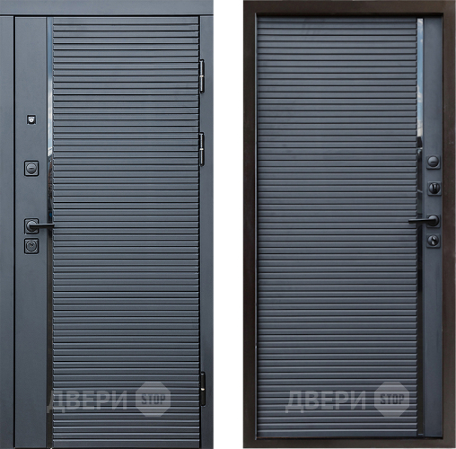 Входная металлическая Дверь Престиж Черная Линия Porte Черный кварц в Красногорск
