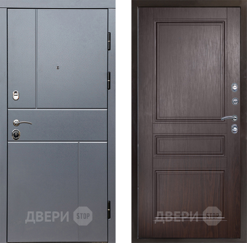 Входная металлическая Дверь Престиж Горизонт Грэй Классика Венге в Красногорск