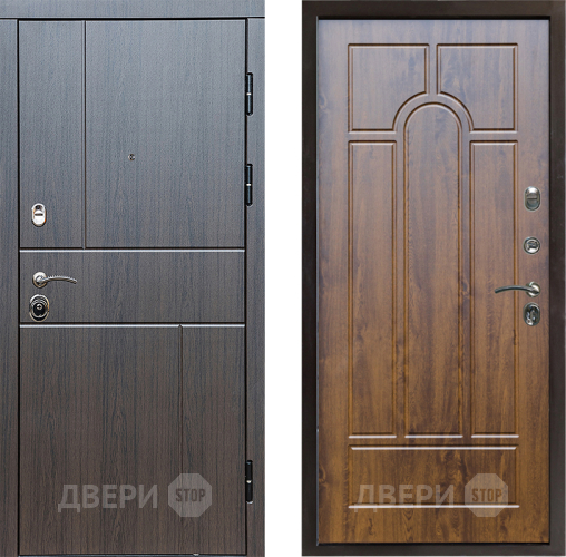 Входная металлическая Дверь Престиж Горизонт Венге Арка Дуб в Красногорск