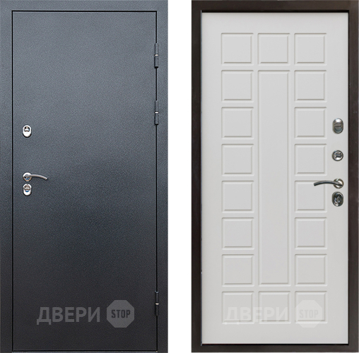 Входная металлическая Дверь Престиж TERMO с терморазрывом Снегирь Серебро Престиж Бежевый мат в Красногорск