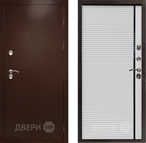 Дверь Престиж TERMO с терморазрывом Снегирь Медь Porte Белый в Красногорск
