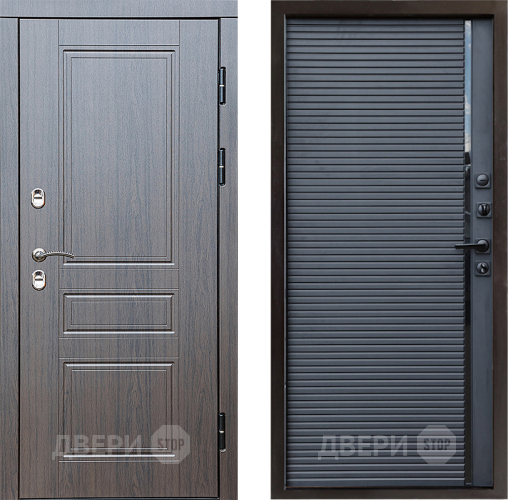 Дверь Престиж TERMO с терморазрывом Классика Porte Черный кварц в Красногорск