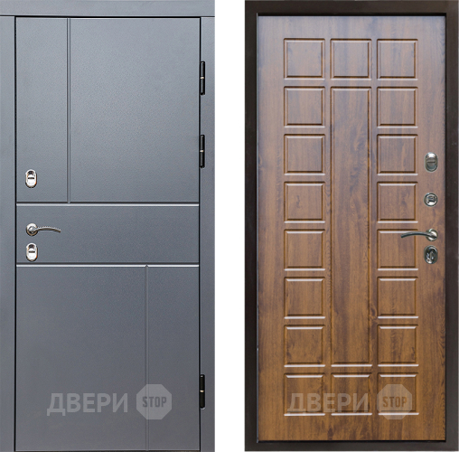 Входная металлическая Дверь Престиж TERMO с терморазрывом Горизонт Грэй Престиж Дуб в Красногорск