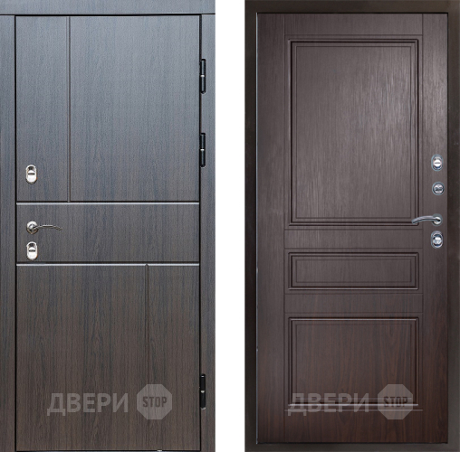 Входная металлическая Дверь Престиж TERMO с терморазрывом Горизонт Венге Классика Венге в Красногорск