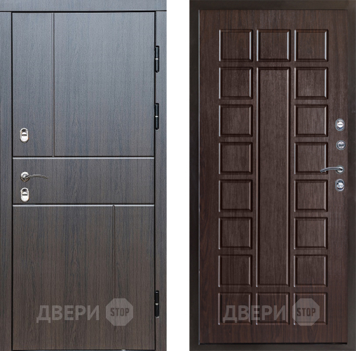 Входная металлическая Дверь Престиж TERMO с терморазрывом Горизонт Венге Престиж Венге в Красногорск