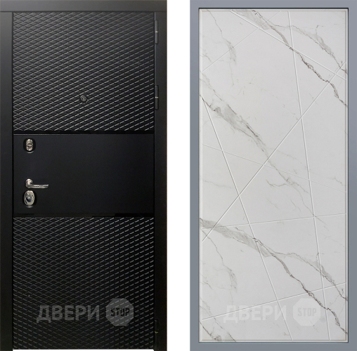 Дверь Заводские двери Тефлон Флитта Мрамор белый в Красногорск