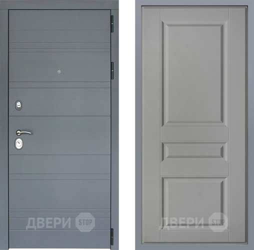 Дверь Заводские двери Лира Софт графит Стокгольм Грей софт в Красногорск